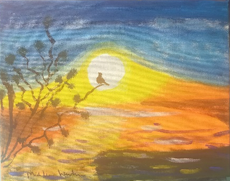 Learn to paint, artwork by Michelle, NDIS support, painting for beginners, creative beginnings, art for beginners, painting class Adelaide